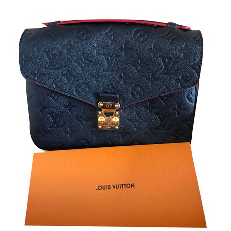 lv navy blue bag